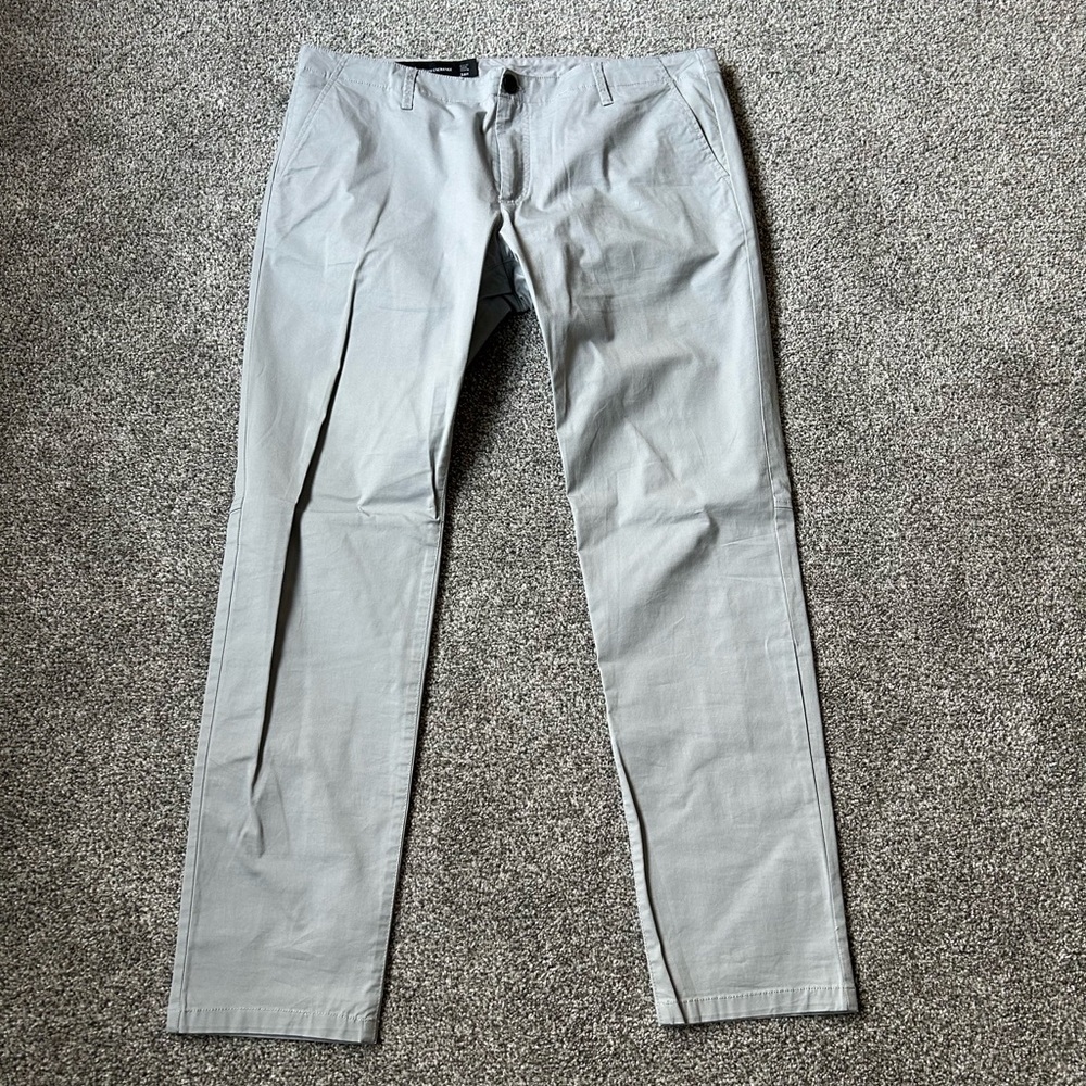 Armani Exchange Light Gray Chinos
